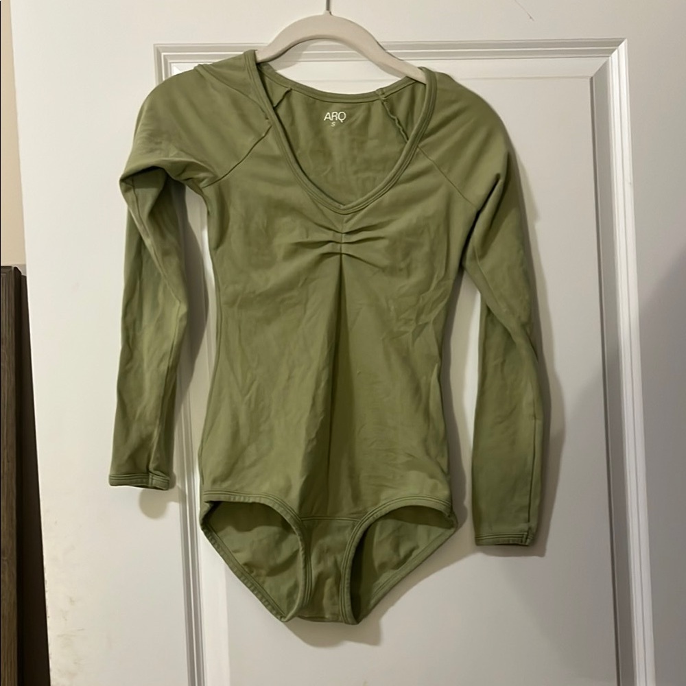ARQ Green Long Sleeve Bodysuit